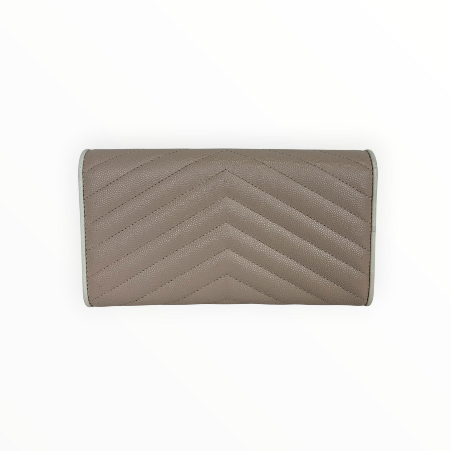 Rose Poudre Matelasse Leather Monogram Continental Wallet