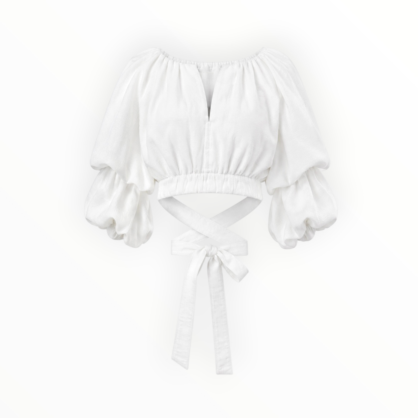 Puff Sleeve Tie Back Blouse size 10