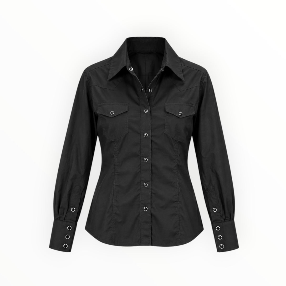 Western Snap-Button Shirt size L