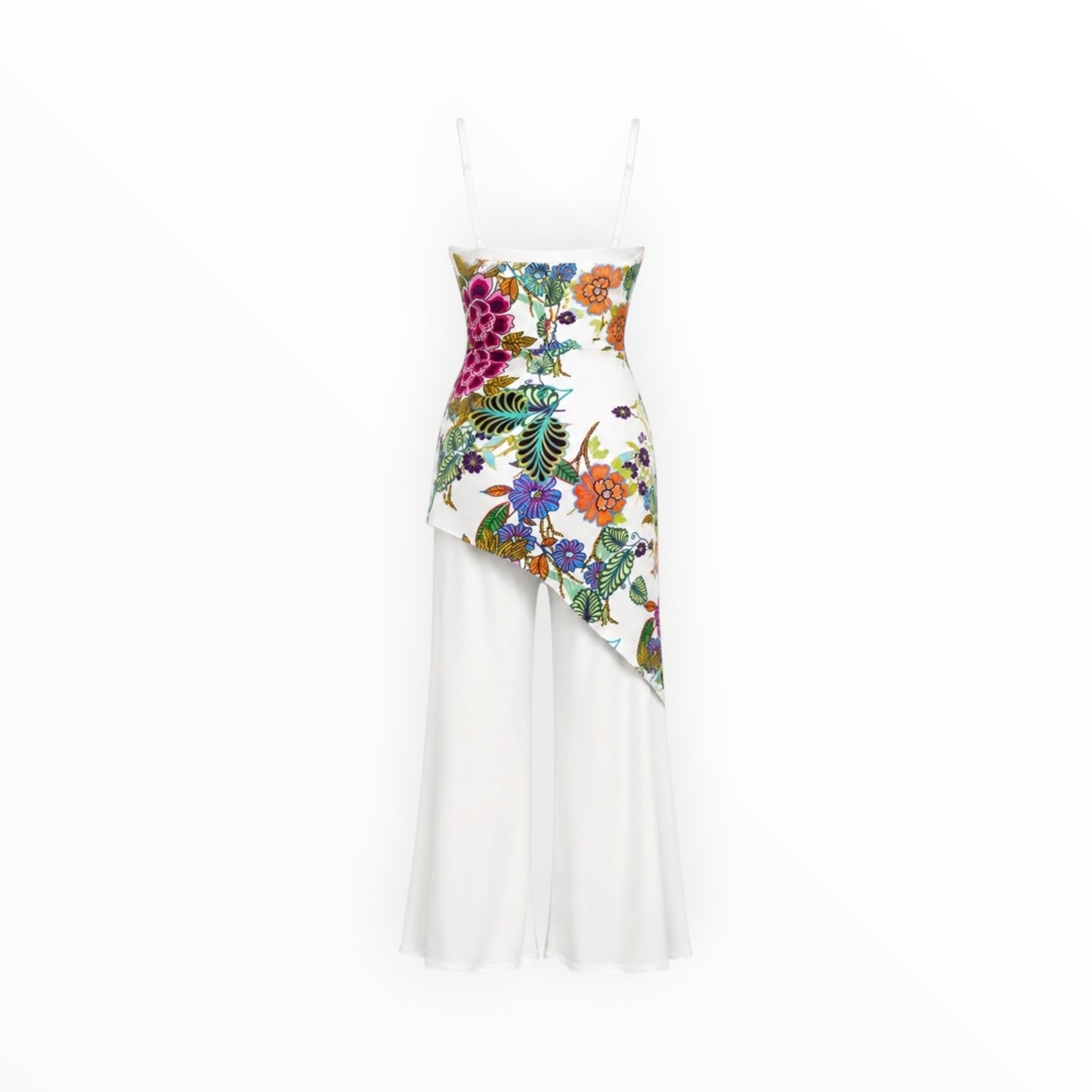 Floral Flare Jumpsuit size 4