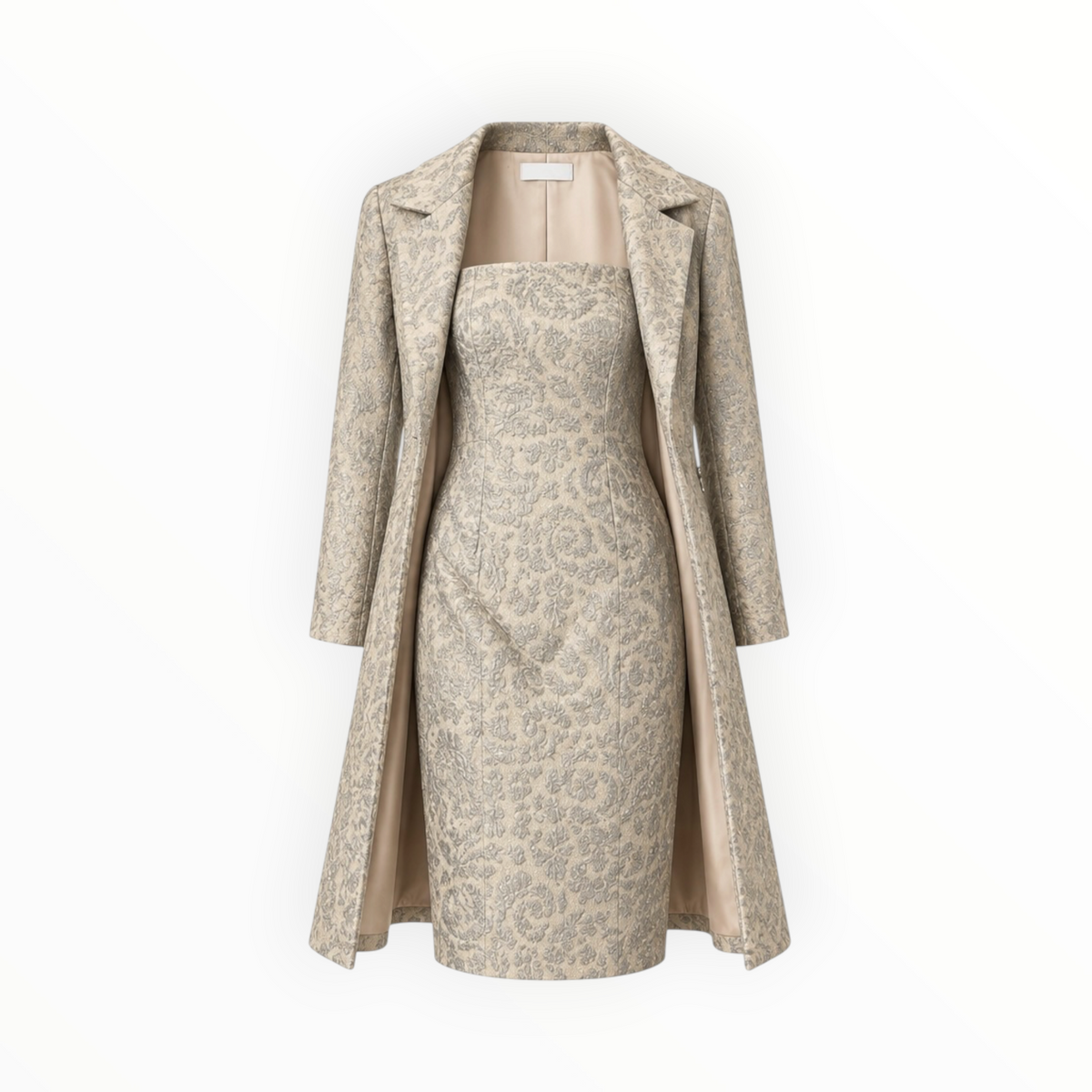 Brocade Coat and Dress Set size 4