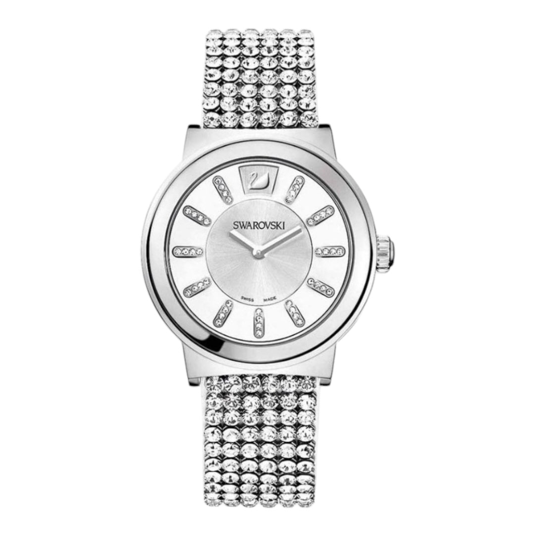 Piazza Crystal Mesh watch