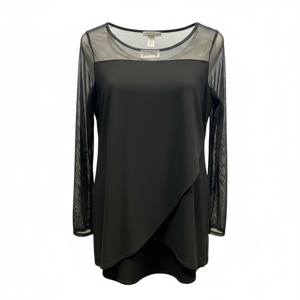 Sheer Sleeve op size 10 New with Tags