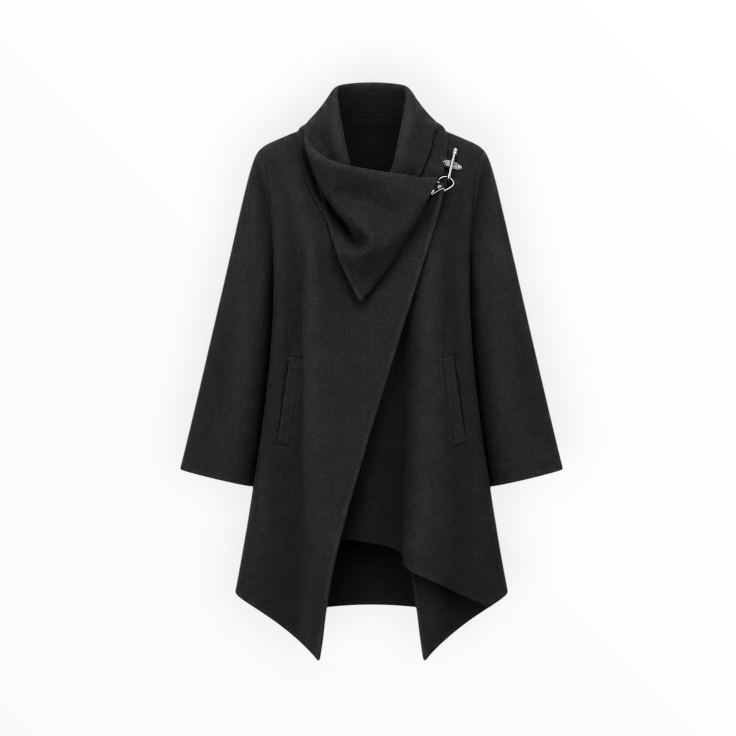 Asymmetrical Cape Coat size M