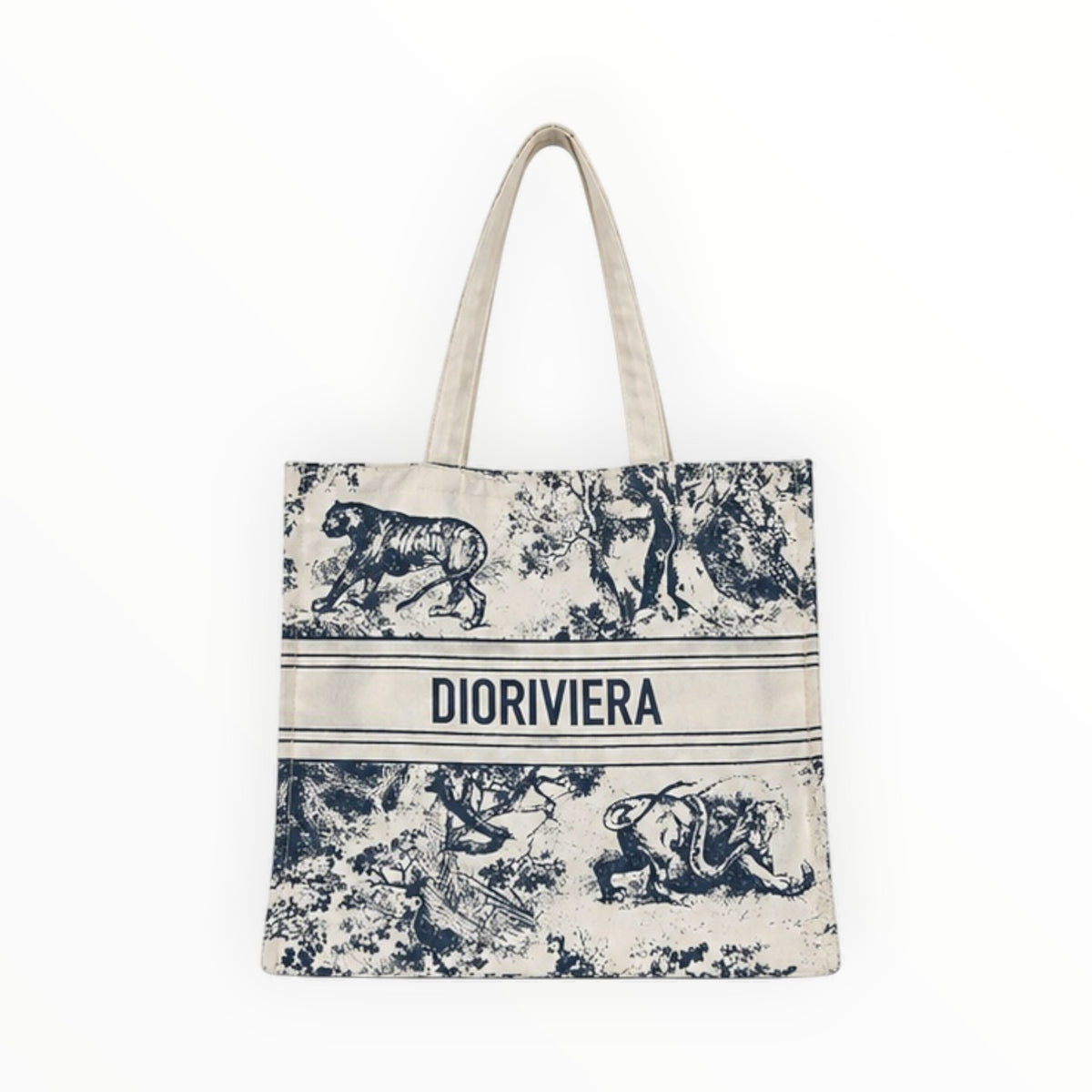 Toile de Jouy Dioriviera Tote Bag