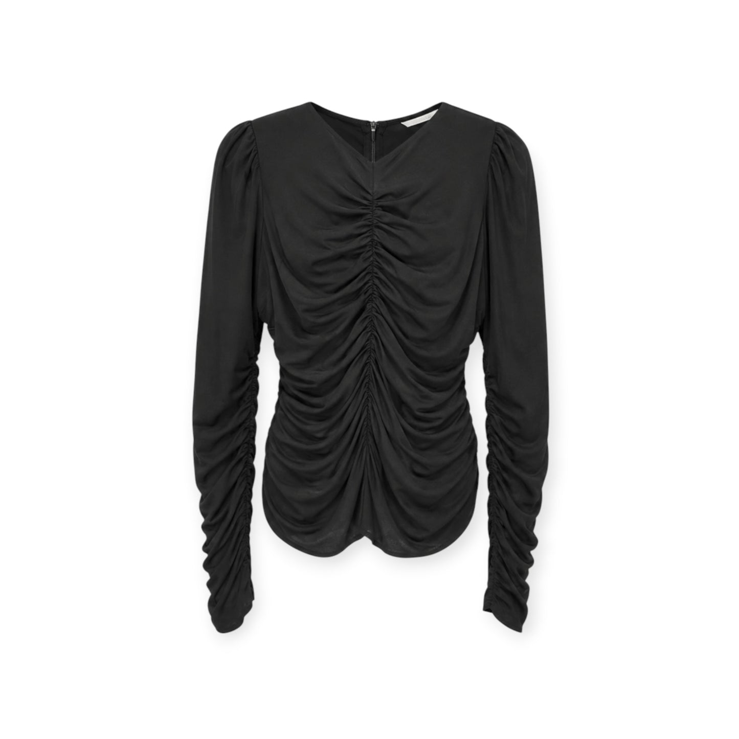 Ruched Long Sleeve Top size L