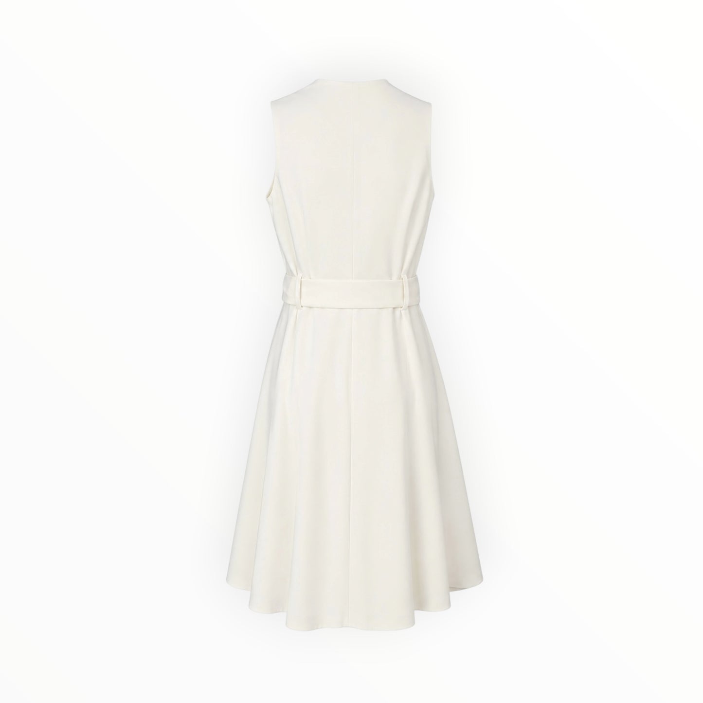 Sleeveless Trench-Style Belted Dress size XS