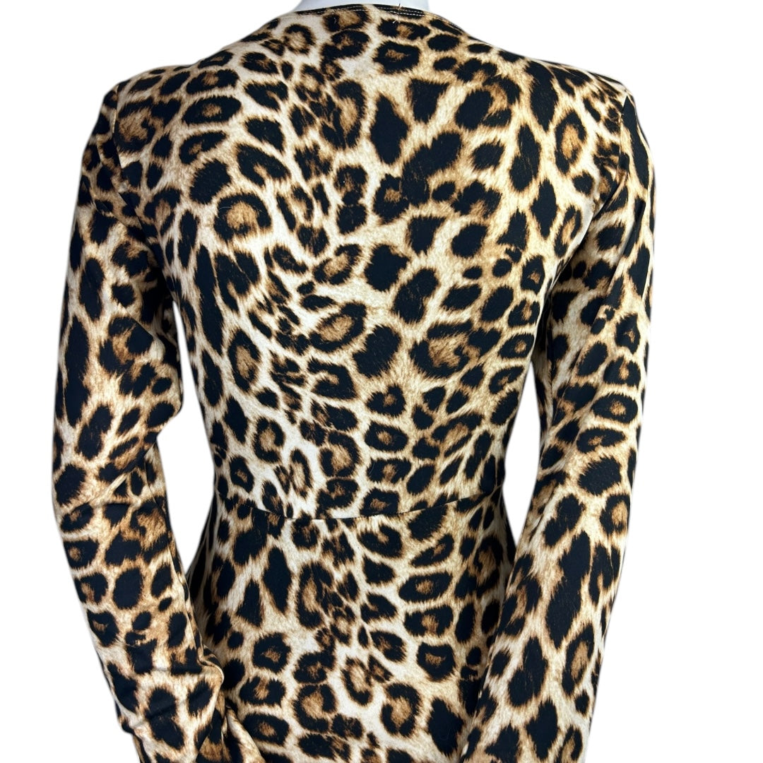 Leopard Print Bodysuit Size Large