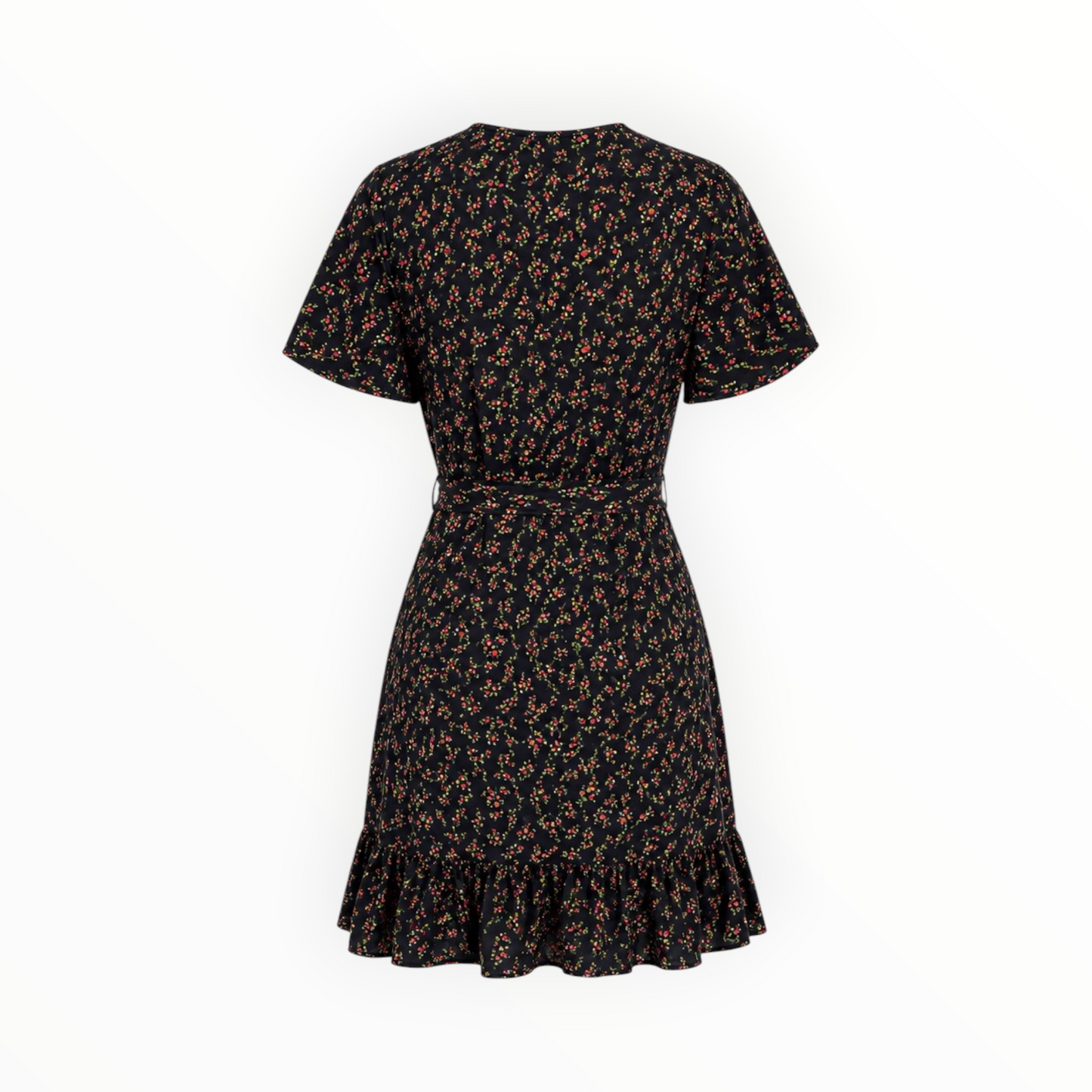 Ditsy Floral Wrap Mini Dress size S