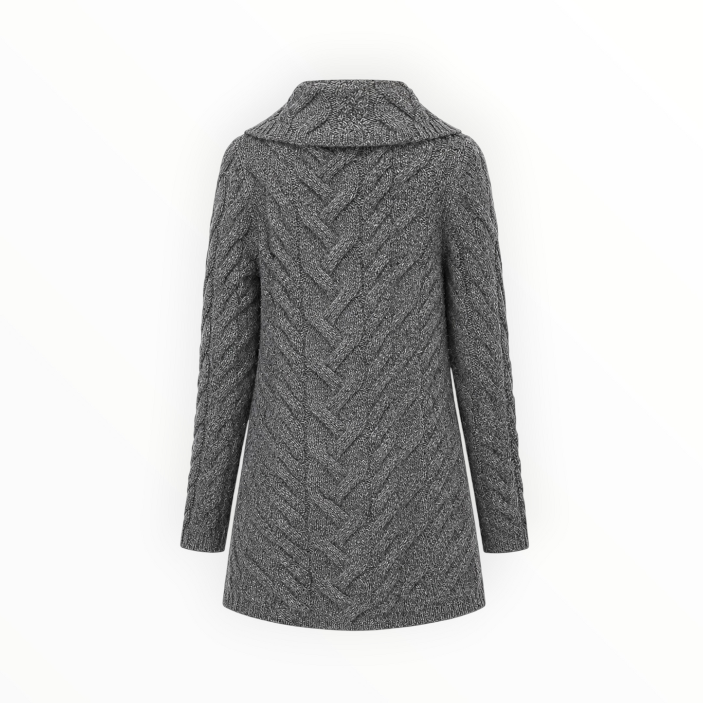 Cable-Knit Button Cardigan Jacket size S