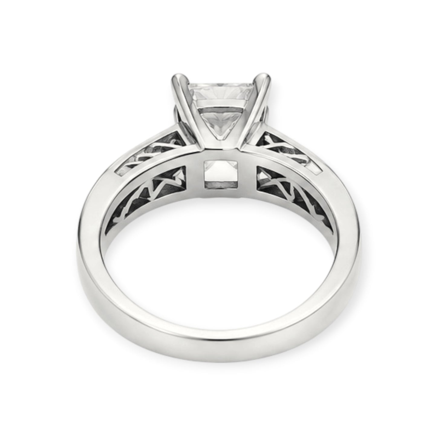 925 Princess-Cut Solitaire Ring size 6