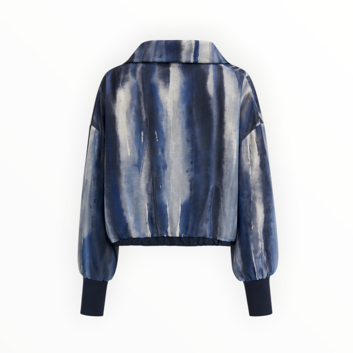 Watercolor Print Bomber Jacket size 8