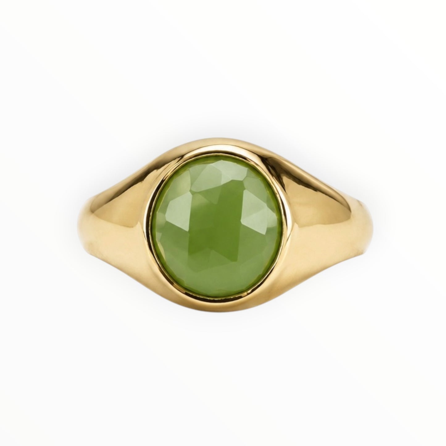 925 Cabochon Signet Ring size 7
