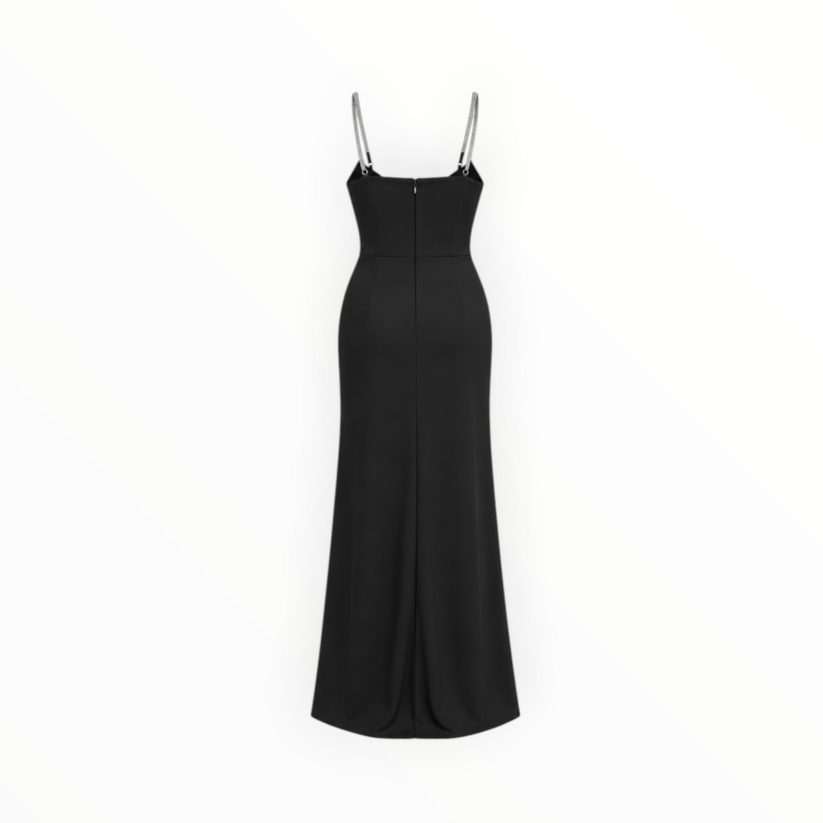 Rhinestone Fringe Maxi Dress size L