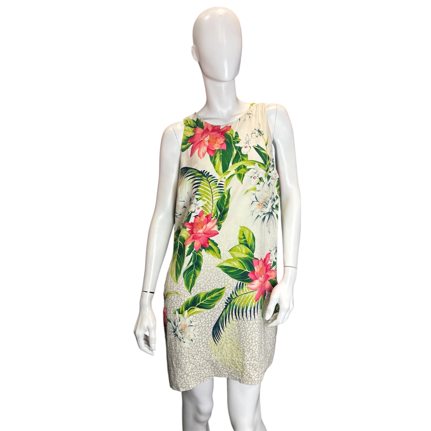 Floral Sleeveless Dress Size M