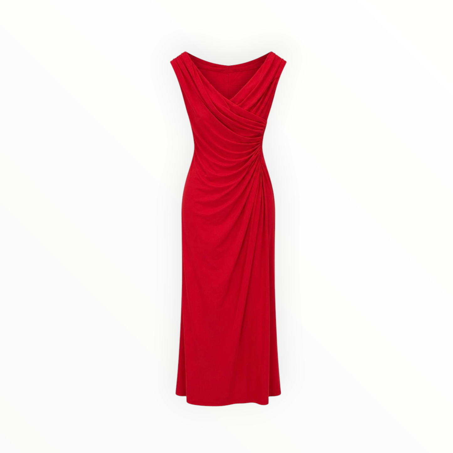 Draped Evening Dress 4