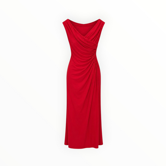 Draped Evening Dress 4