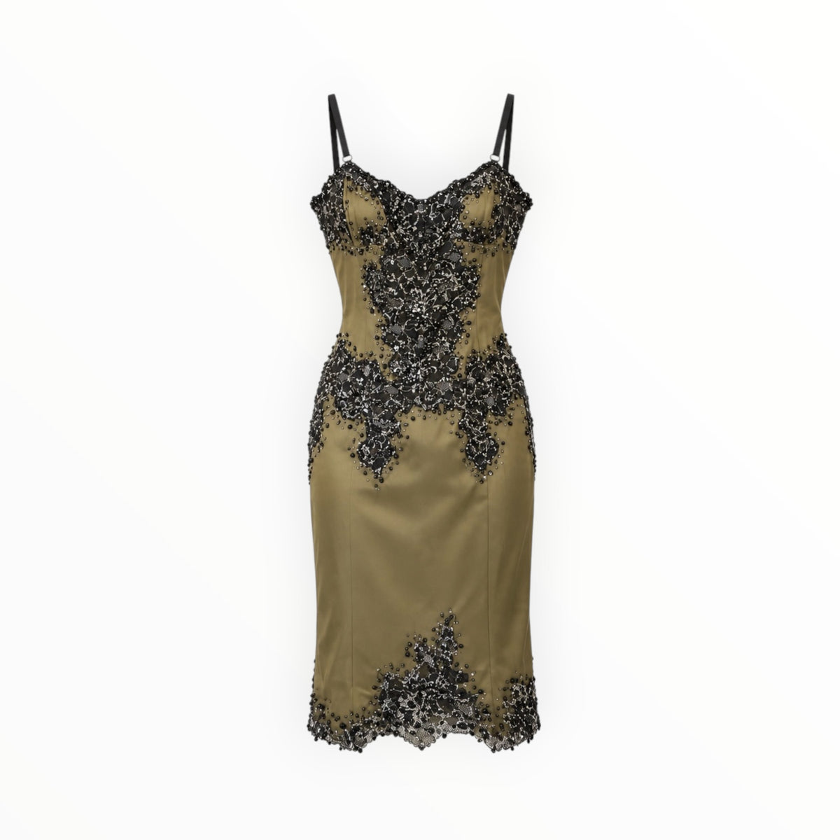 Beaded Lace Embellished Dress size 6