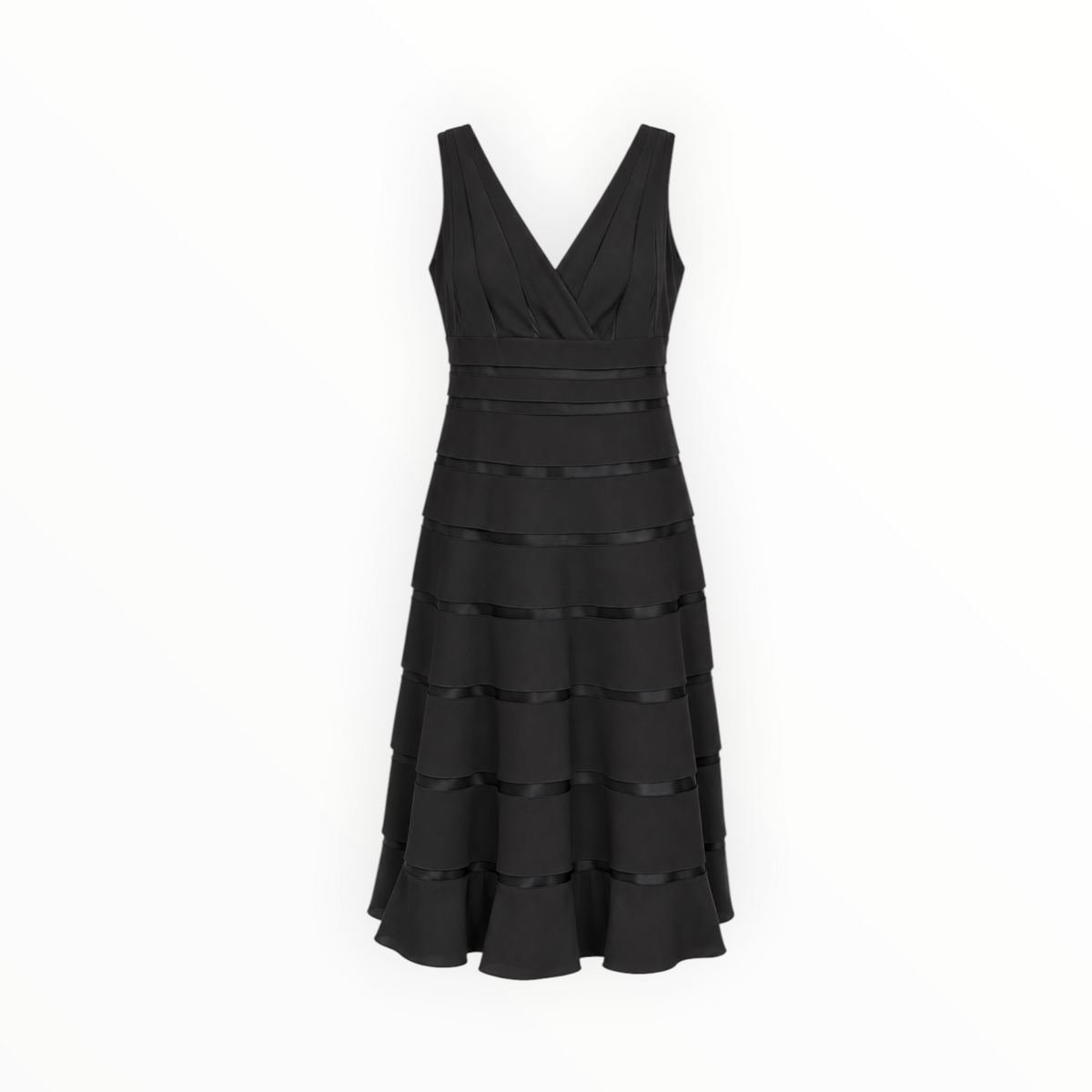 Tiered V-Neck Dress size 18