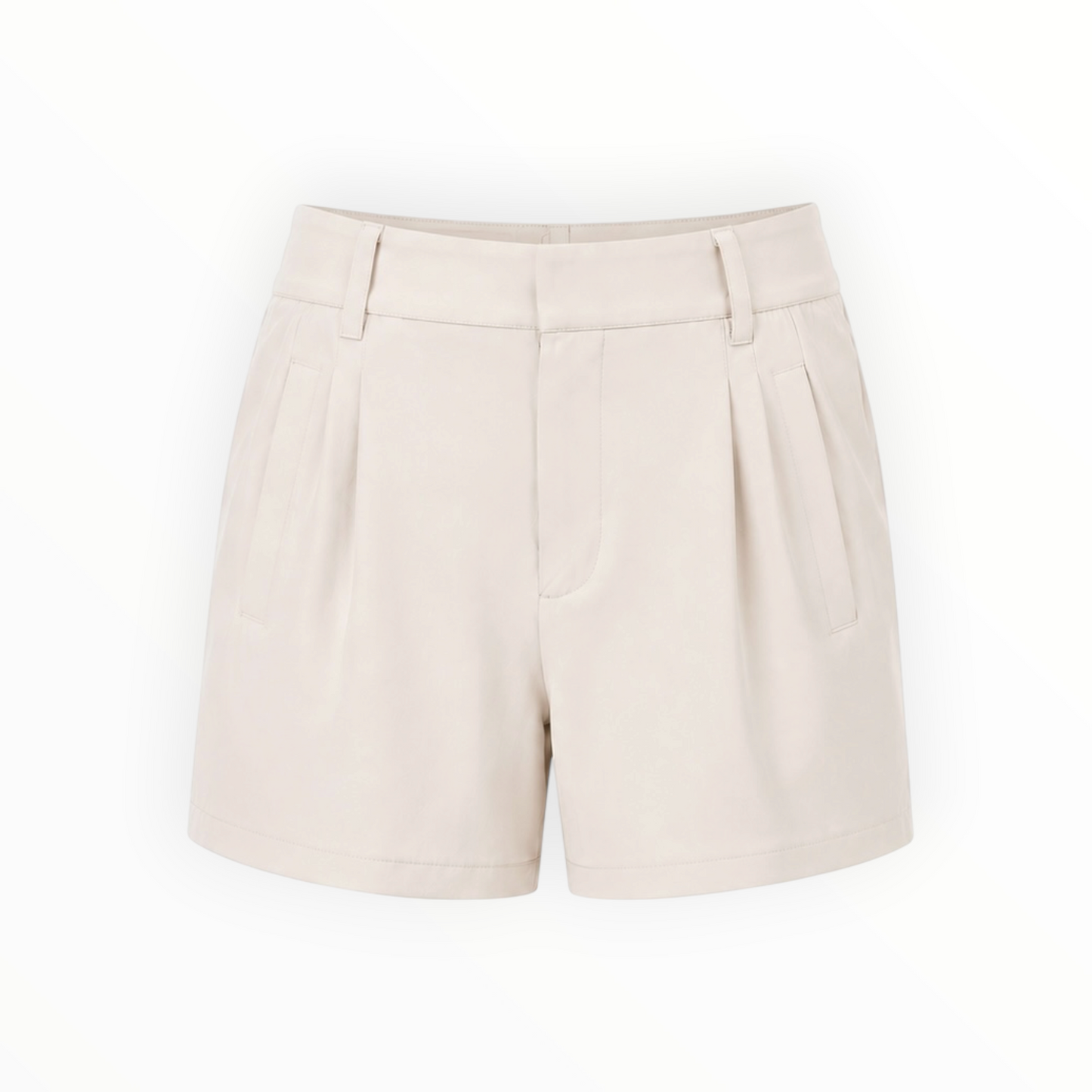 Front Pleated Performance Shorts size M