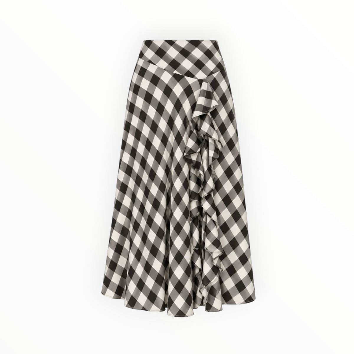Gingham Ruffle Skirt size 6
