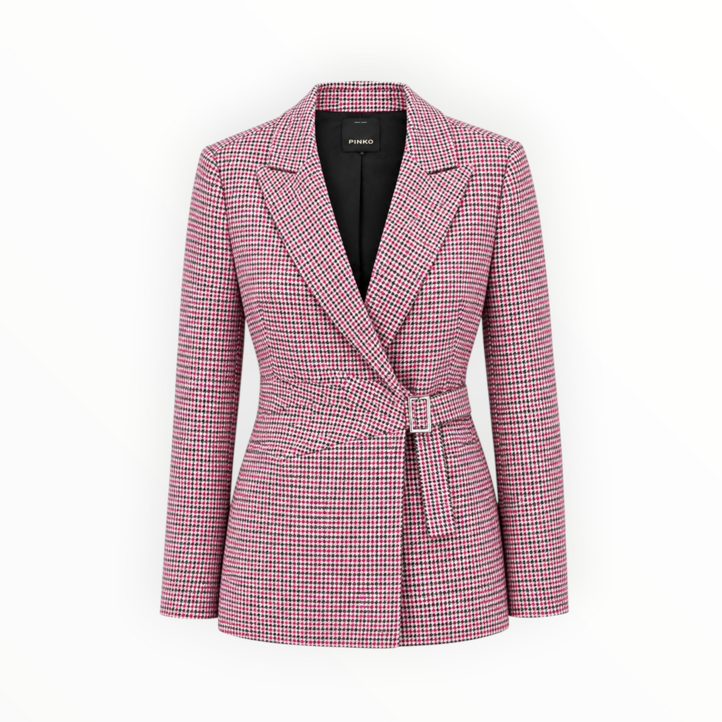Houndstooth Buckle Blazer size 6