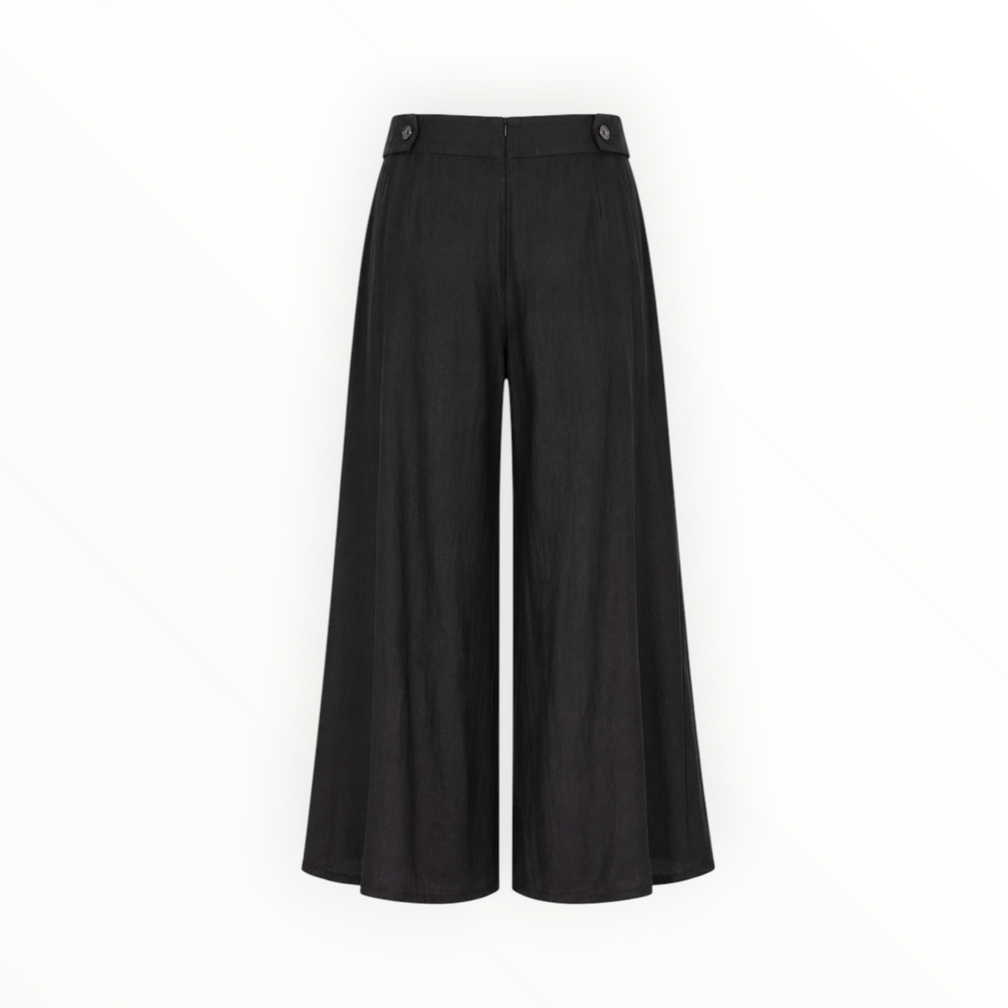 Wide-Leg Linen Blend Pants size 12