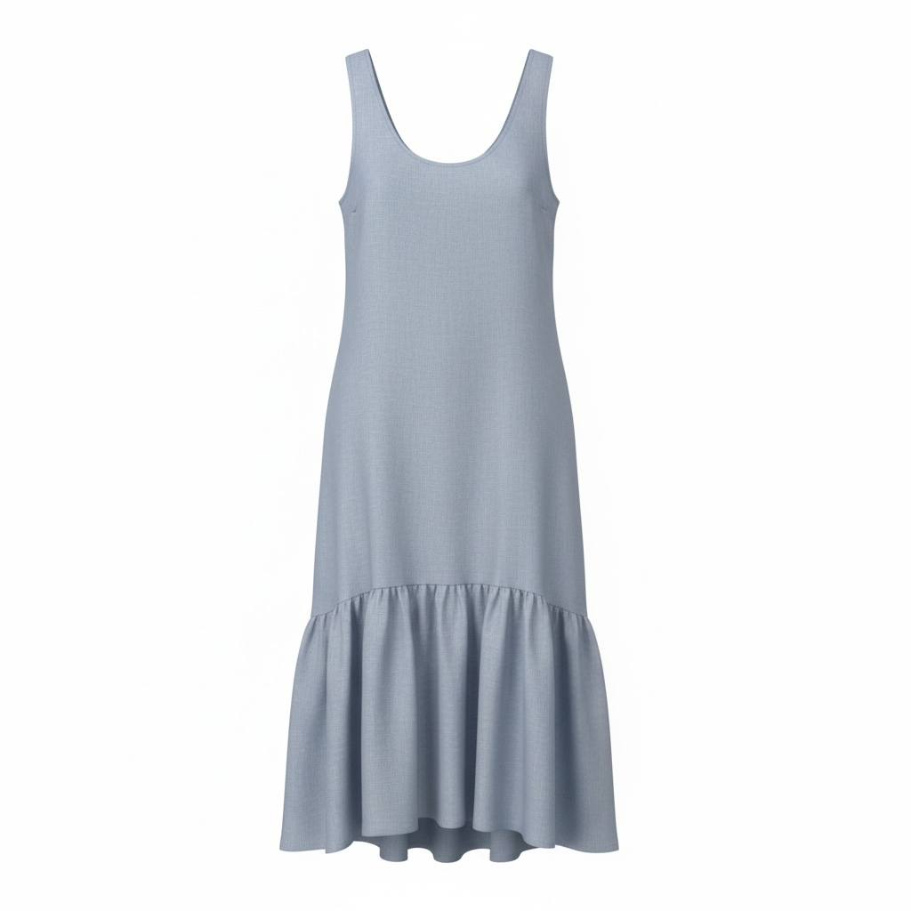 Drop-Waist Midi Dress size S