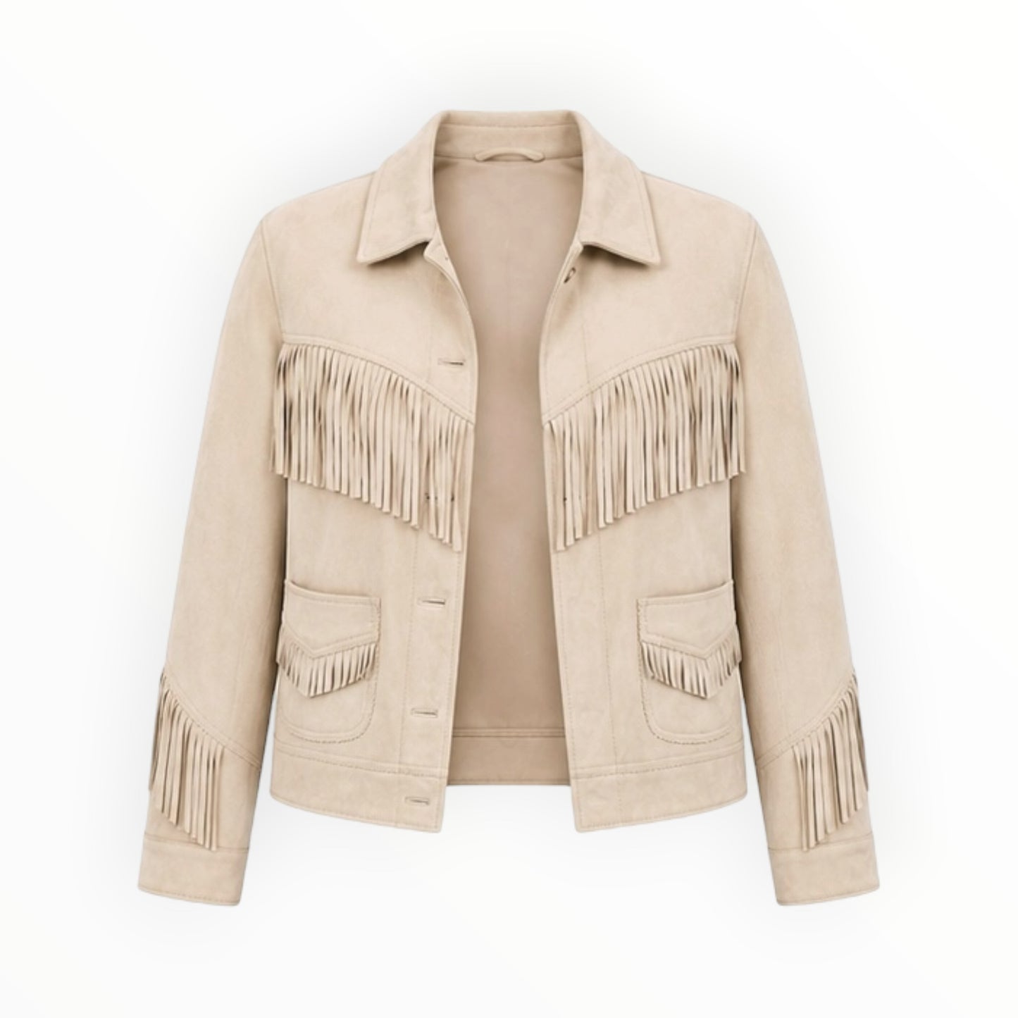 Fringe Suede Jacket size 8