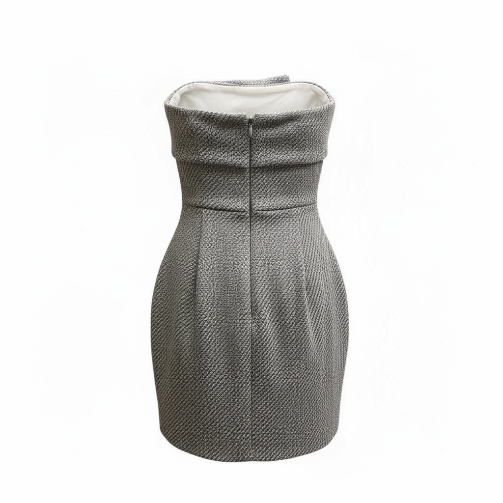 Tweed Strapless Dress Size 6