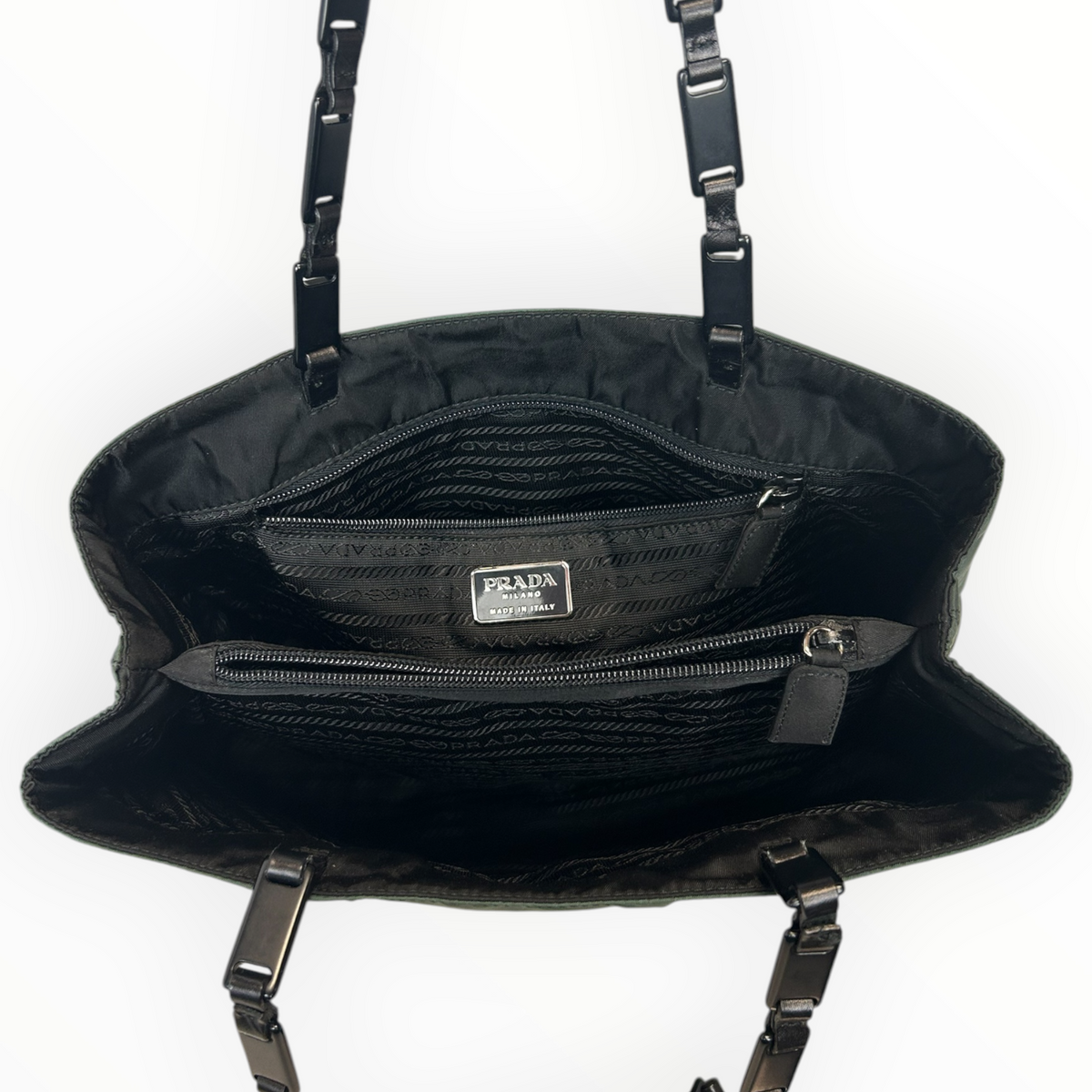 Tessuto Nylon Shoulder Tote Bag