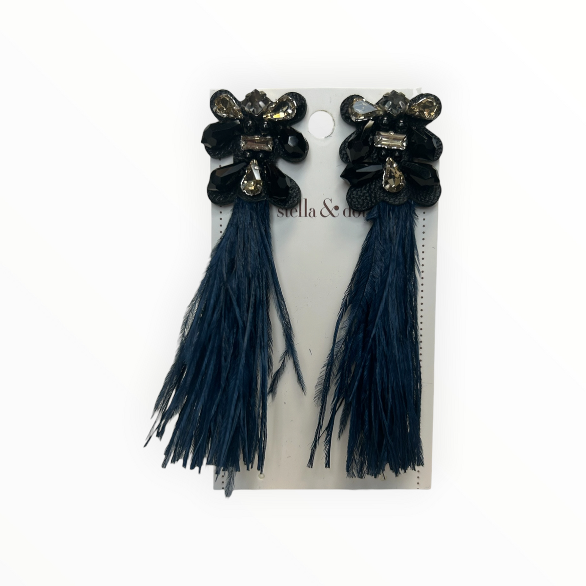 Feather Statement Earrings