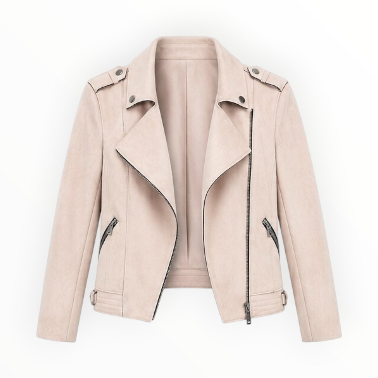 Ultra Suede Moto Jacket size M