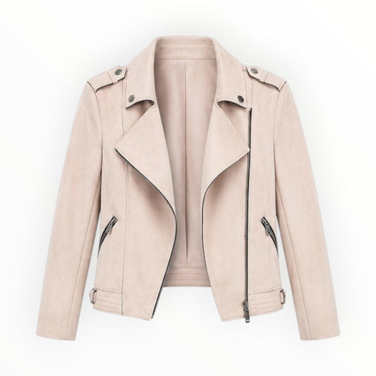 Ultra Suede Moto Jacket size M