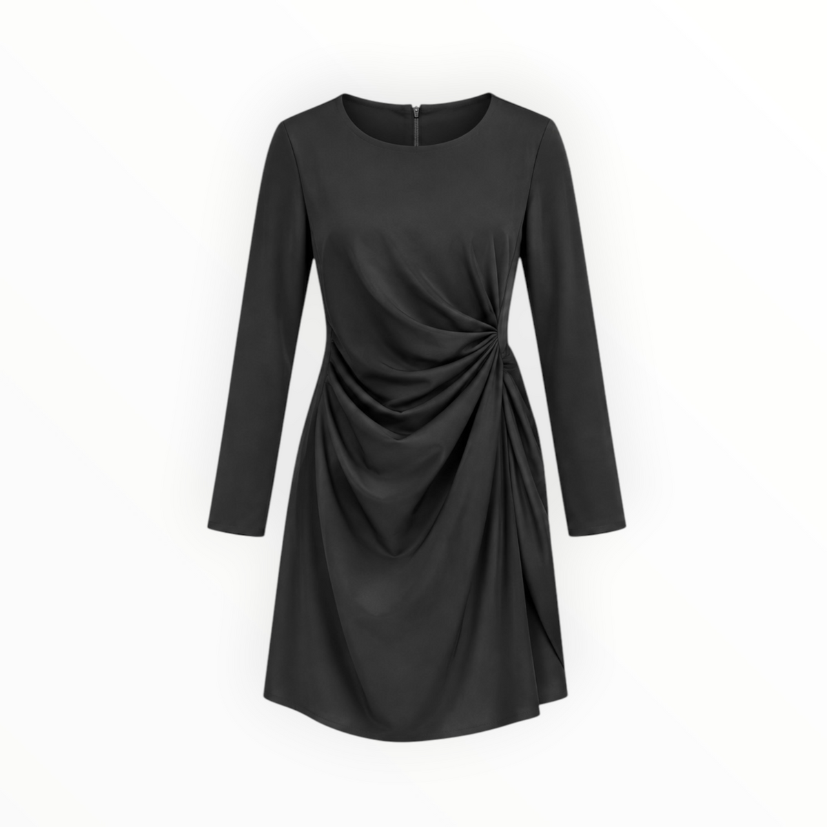 Ruched Long Sleeve Dress size 8