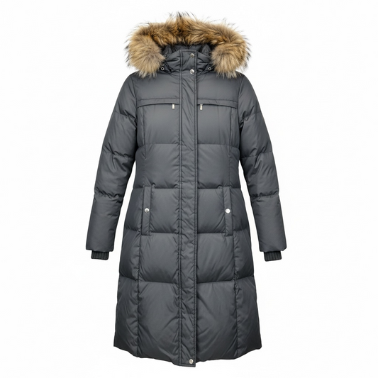 Faux Fur Trimmed Puffer size XSmall