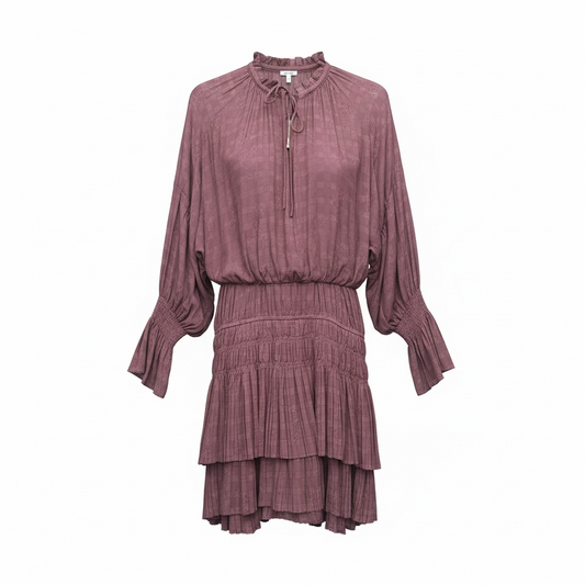 Bohemian Smocked Mini Dress size M