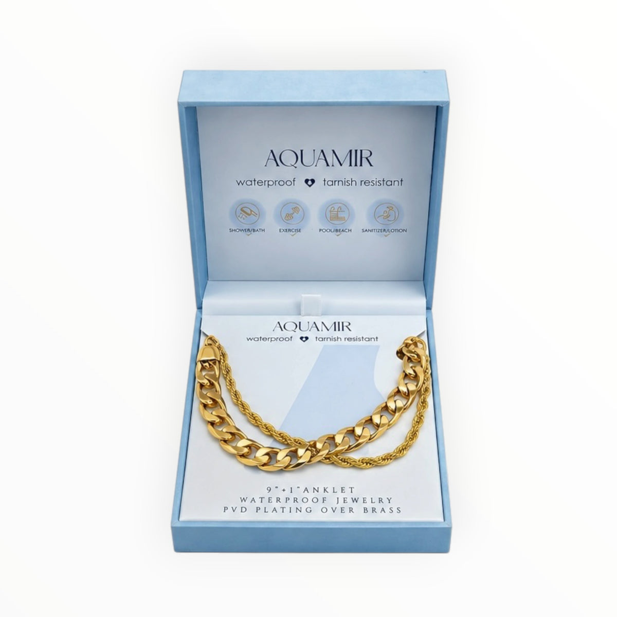 Double Chain Anklet NIB