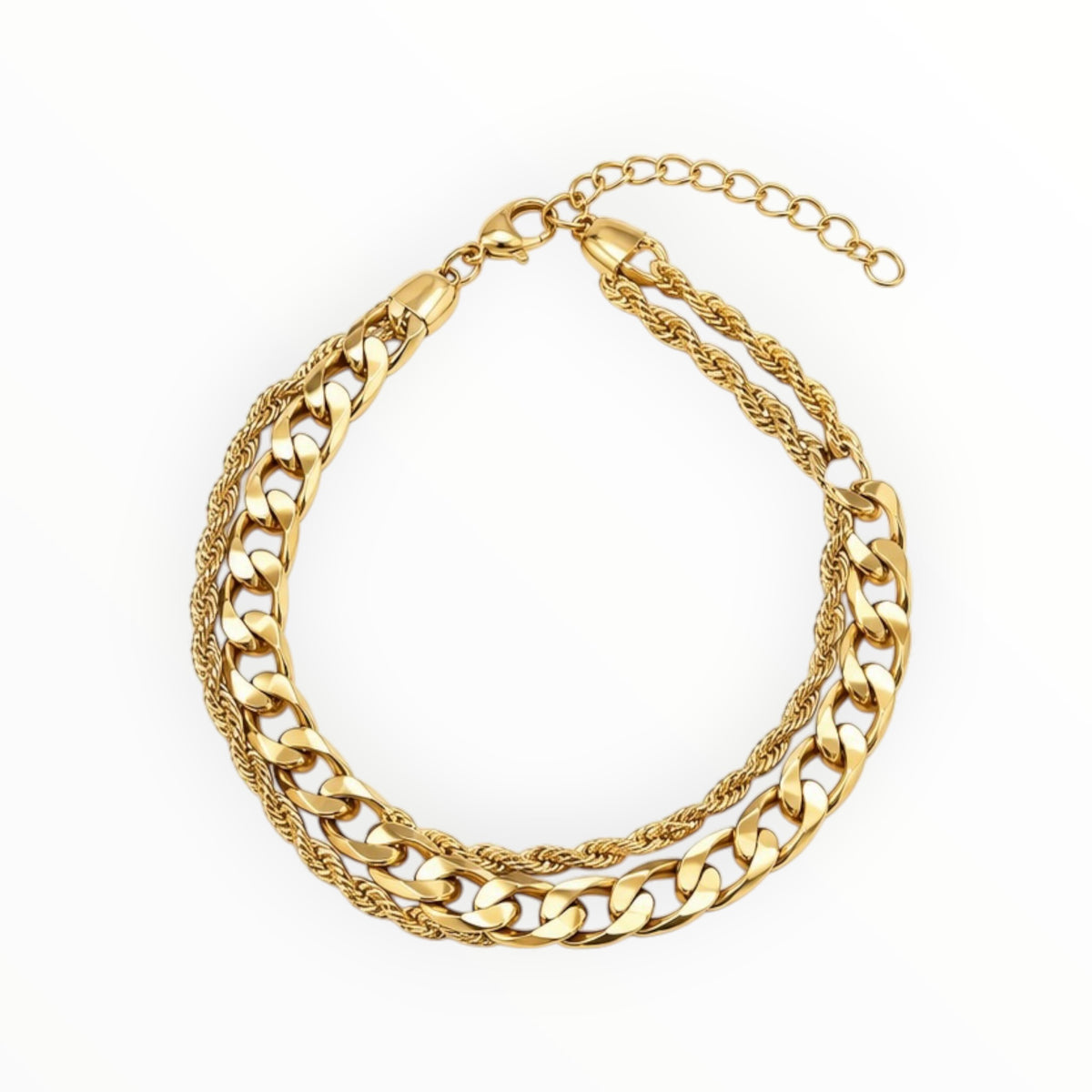 Double Chain Anklet NIB