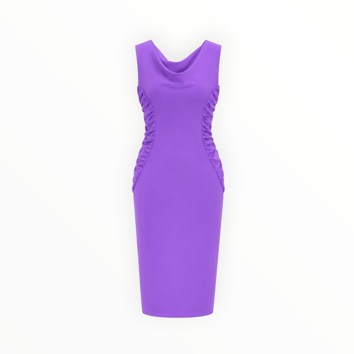 Ruched Midi Dress size 48