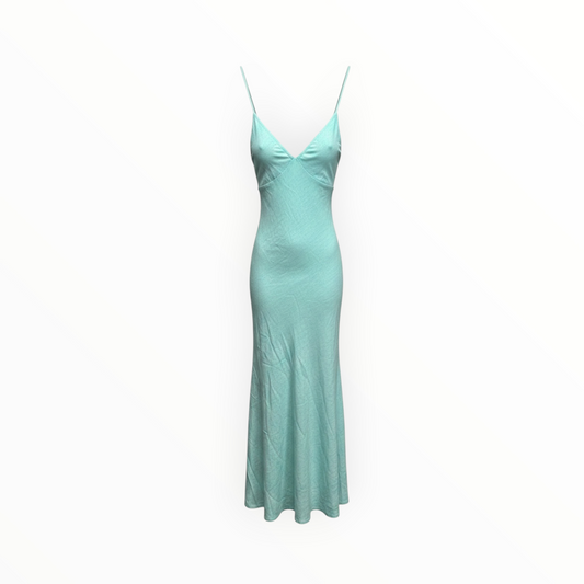 Open Back Tie Maxi Dress size M NEW WITH TAGS