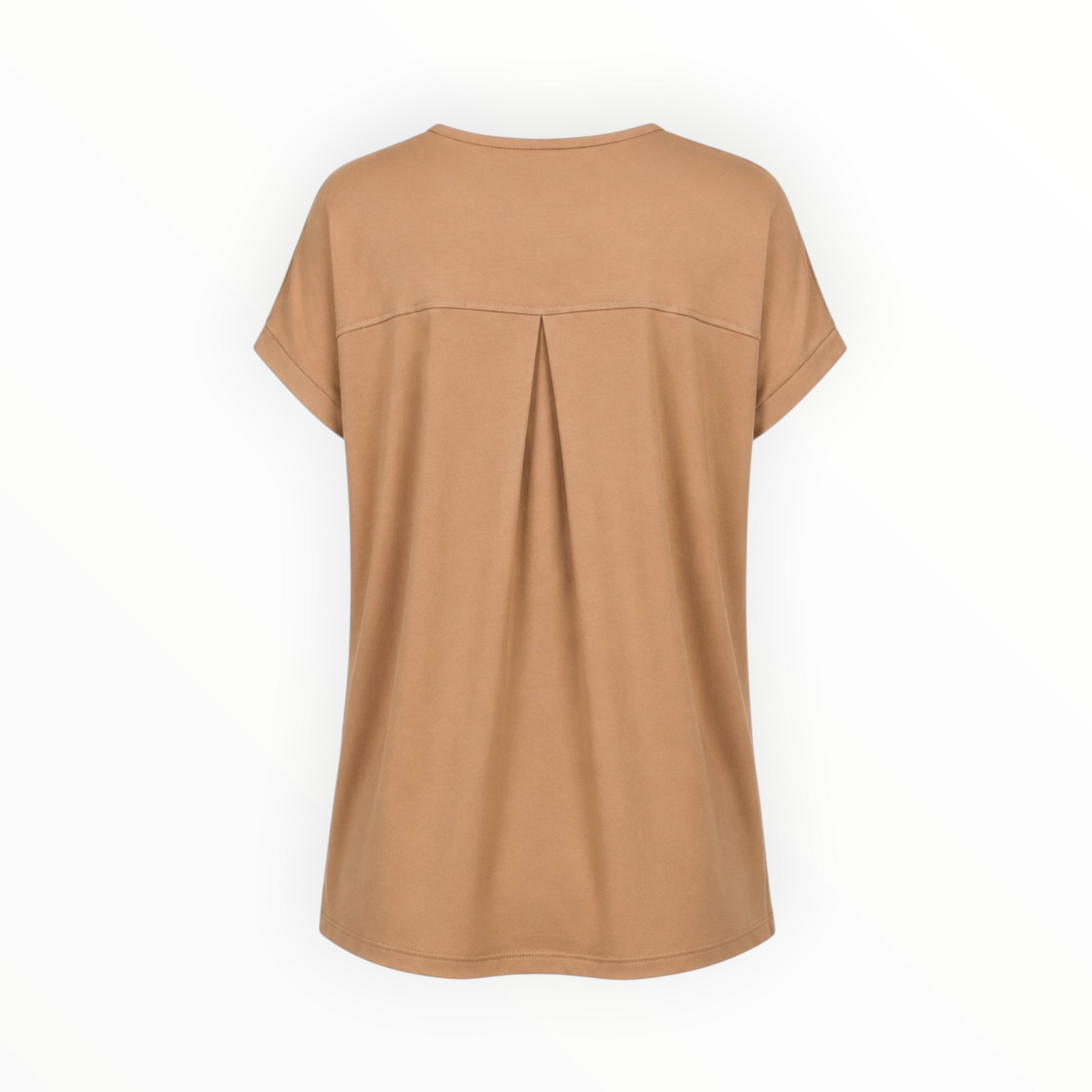 Gold Ring Detail V-Neck Top size 16 (XL)