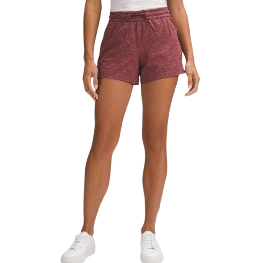 Soft Jersey Relaxed-Fit Mid-Rise Short 4" Size 6