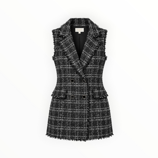 Tweed Longline Vest size L