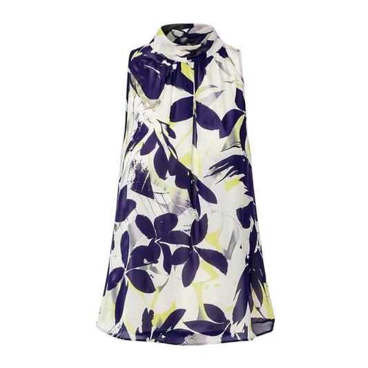 Leaf Print Swing Top size 6