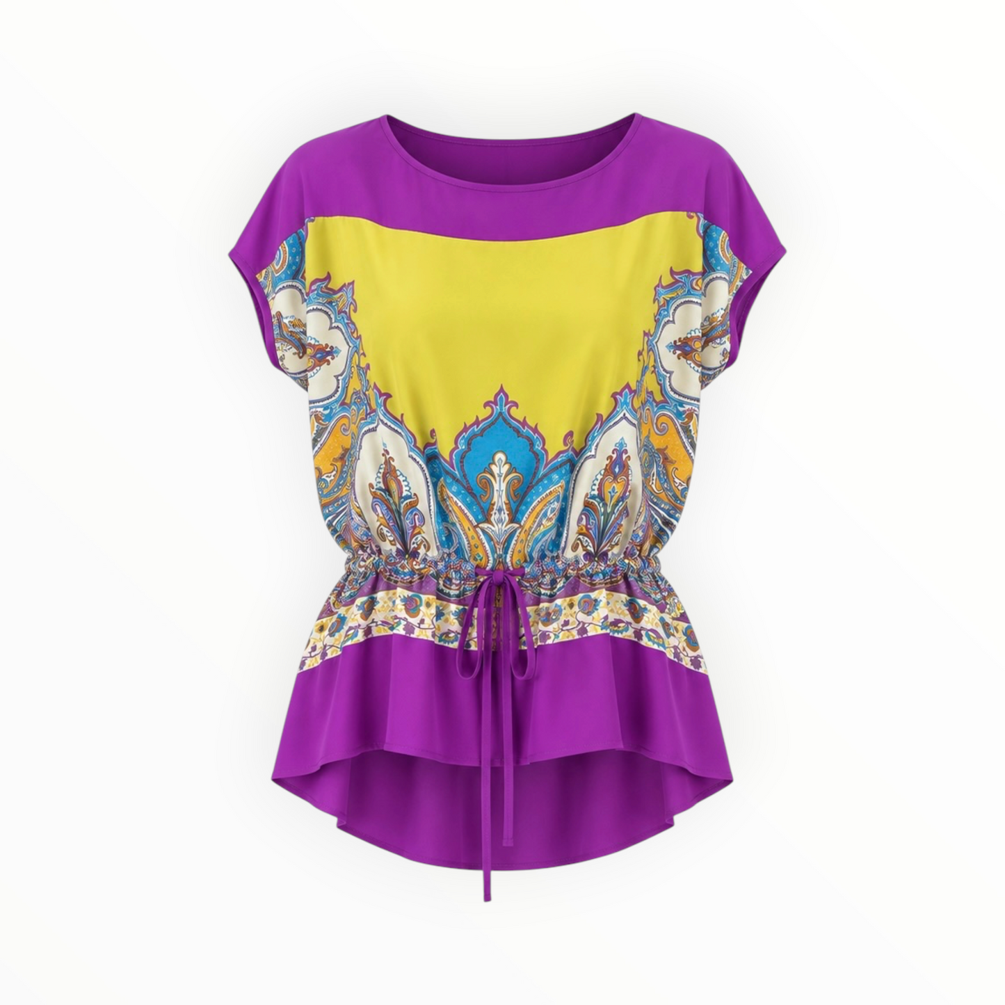 Paisley Drawstring Top size 42