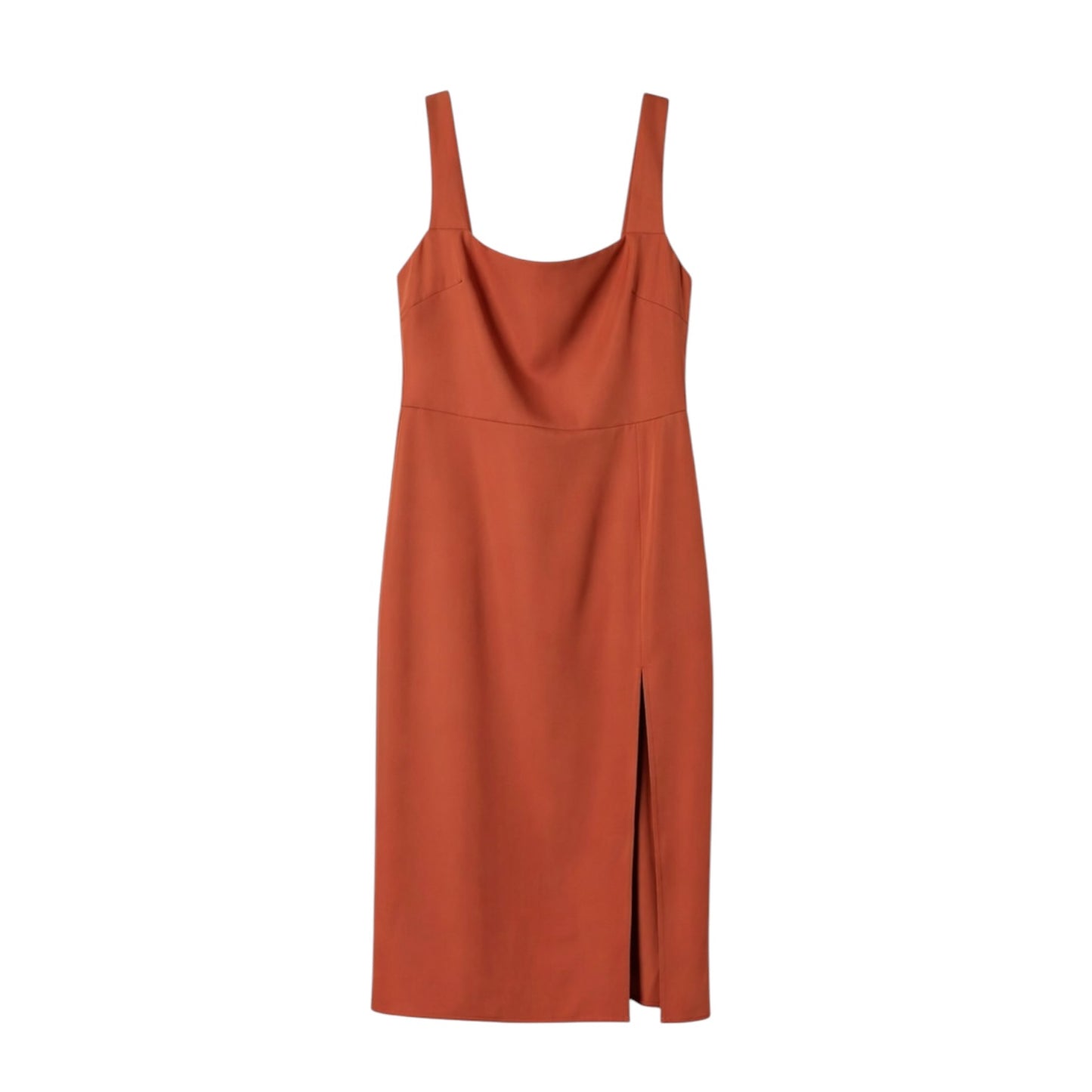 Square-Neck Midi Dress size 0