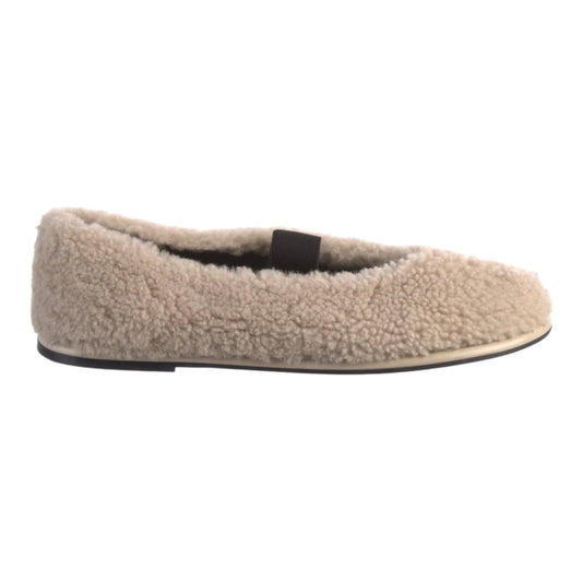 Shearling Ballerina Flat Size 40 New in Box