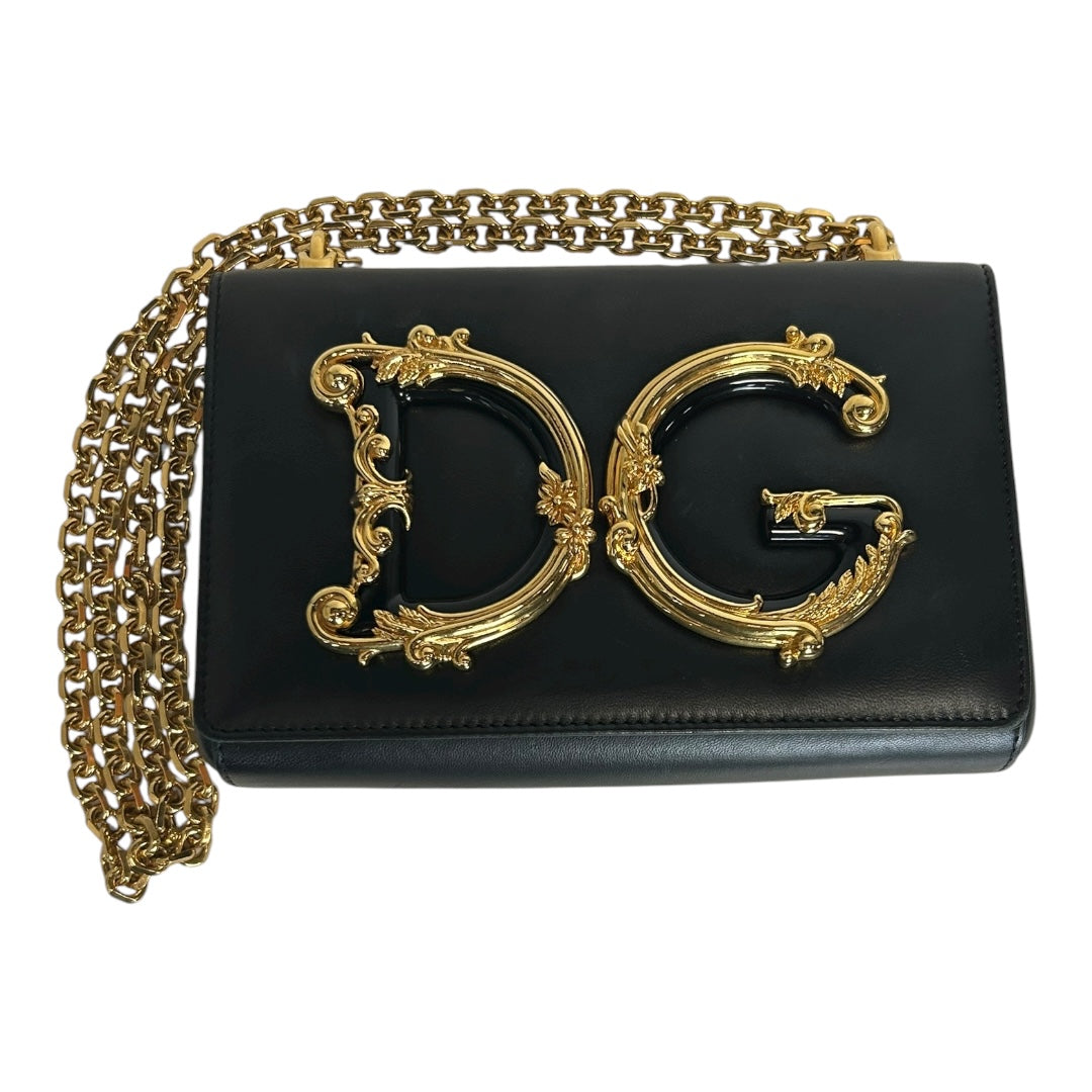 Nappa leather DG Girls shoulder bag