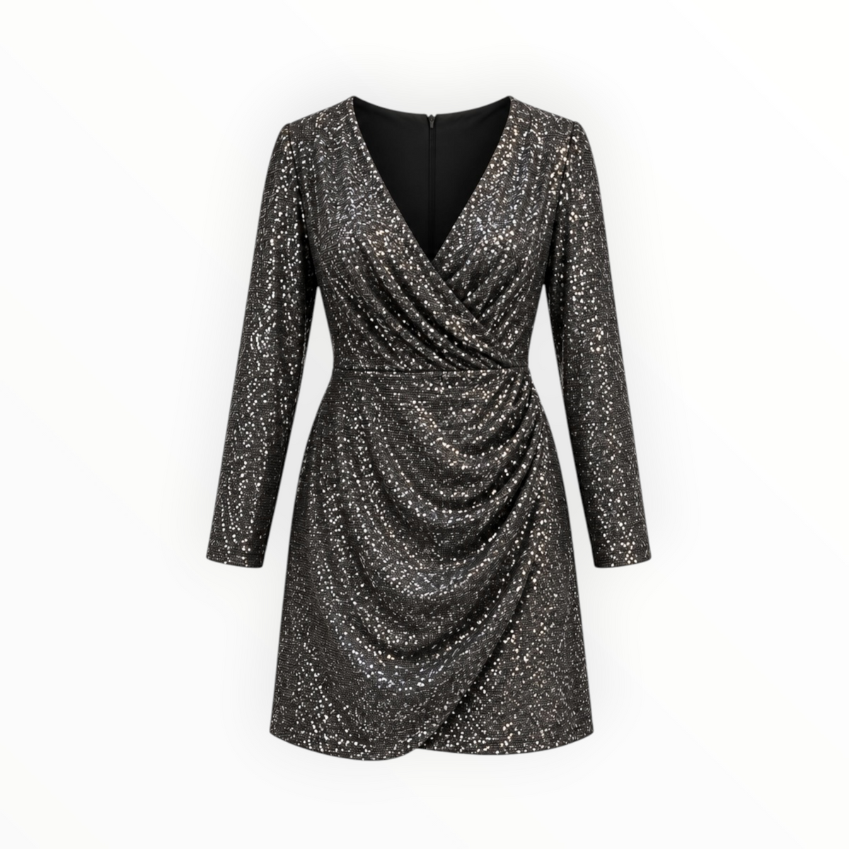 Metallic Ruched Dress size 14